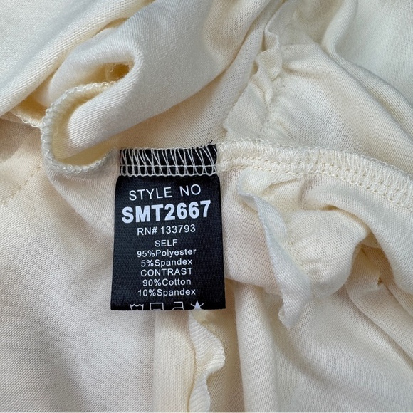 POL Ivory Babydoll Lace Boho Tank Top Dress Small SMT2667 – NWOT - Picture 6 of 7